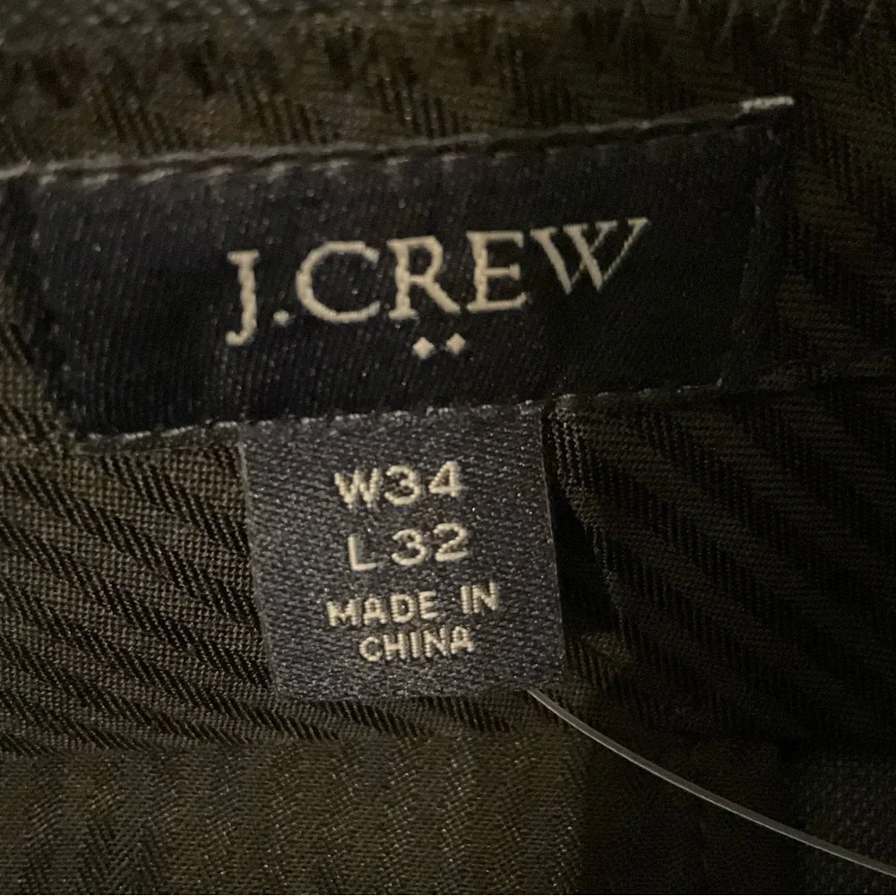 $298 J Crew Thompson Lightweight Wool Suit Pants Navy W34 L32 Tailored DressNWT